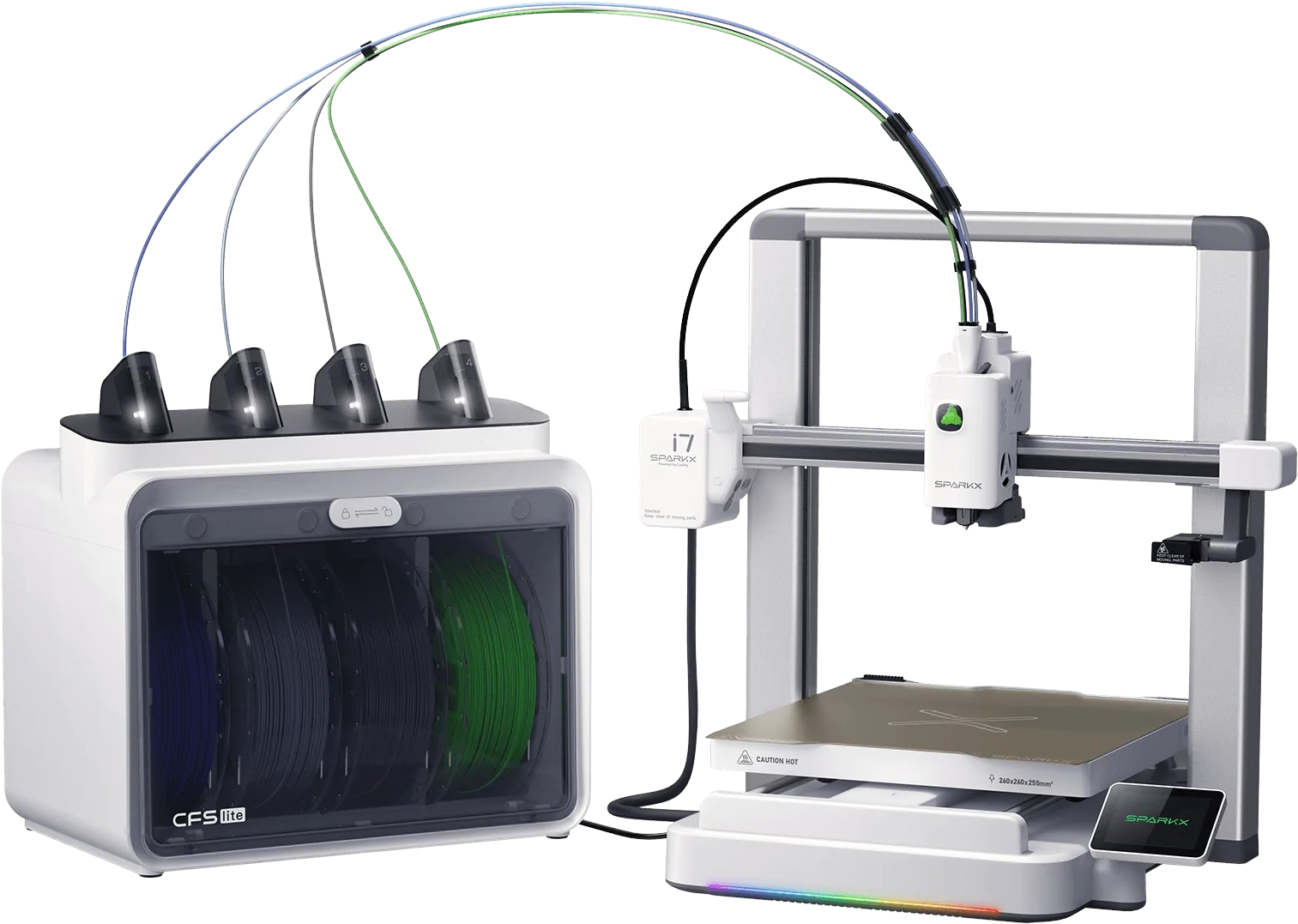 Creality SPARKX i7 Combo 4-kleuren FDM 3D-printer met automatische filamentwissel